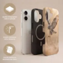 Buizerd - Roofvogel - Natuur - Bruin Toughcase MagSafe Apple iPhone 17 klein -USP_Lagen_FR