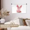 Varken - Roze - Baby dier - Boerderij dieren Wandkleed katoen klein -tsfeer1_DE