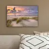 Zonsondergang - Duin - Strand - Planten - Zee canvas 2cm klein -sfeer3