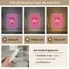 Girl power - Hart - Roze - Rood Light Box met kabel (Tafellamp) klein -USP_lichtkleurNL