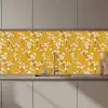 Bloesemtak - Aquarel - Geel keuken achterwand 2 middel 871 zz_3dshopping