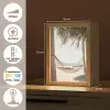 Hangmat - Palmbomen - Strand - Zee Light Box met kabel (Tafellamp) klein -USP_NL