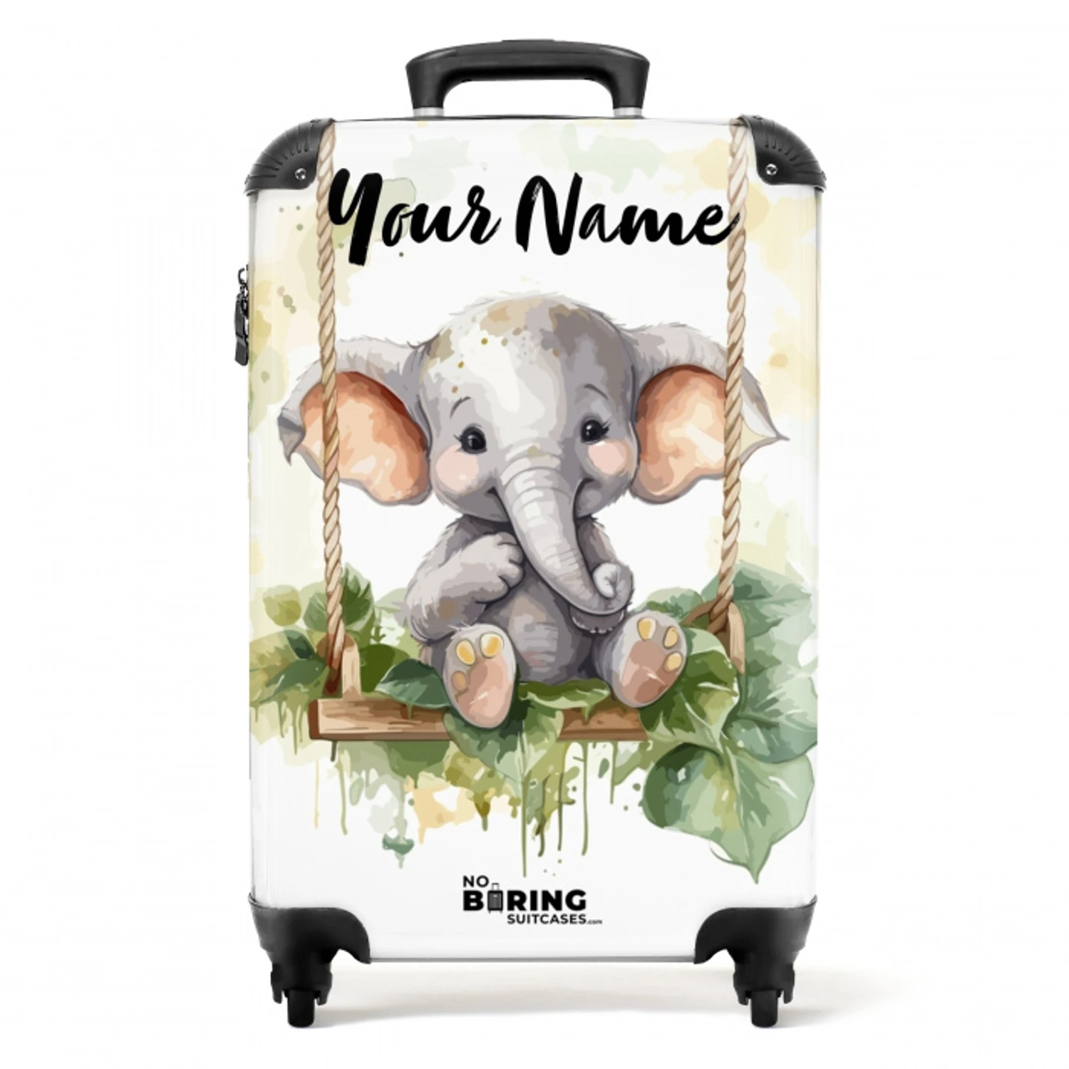 Onno olifant NBS - Handbagage koffer - Kinderen Unisex middel -productfoto_recht