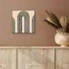Boogvormen - Zwart - Strak aluminium wit klein -sfeer4