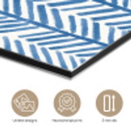 Patroon - Streep - Blauw aluminium wit klein 46 -closeup_NL
