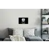 Tulp - Patroon - Blauw Muursticker klein -slaapkamer