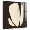 Kunst - Modern - Bruin - Abstract plexiglas 5mm klein -zzzproduct_nieuw