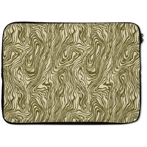 Abstract - Marmer - Groen laptophoes neopreen klein 279 -zkaufland3dotto