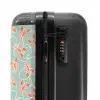 Kreeft print groen NBS - Handbagage koffer - Volwassenen Unisex middel -slot