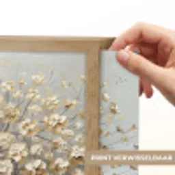 Boom - Beige - Goud - Verflook - Grijs Light Box met batterij (Wandlamp) middel -USP_websiteprintNL