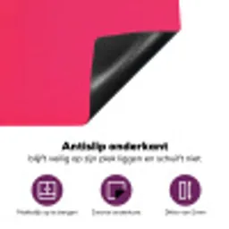 Schepijs - Roze - Hoorntje Inductie beschermer vinyl 3mm klein -zzzzzzz-cc-onderkant