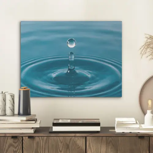 Waterdruppel - Water - Oppervlakte PET vilt klein -sfeer1