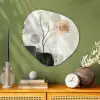 Wabi sabi - Beige - Plant Wandcirkel Organisch Plexiglas middel -sfeer2