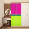 Strepen - Modern - Kleurrijk deurposter klein -sfeer3