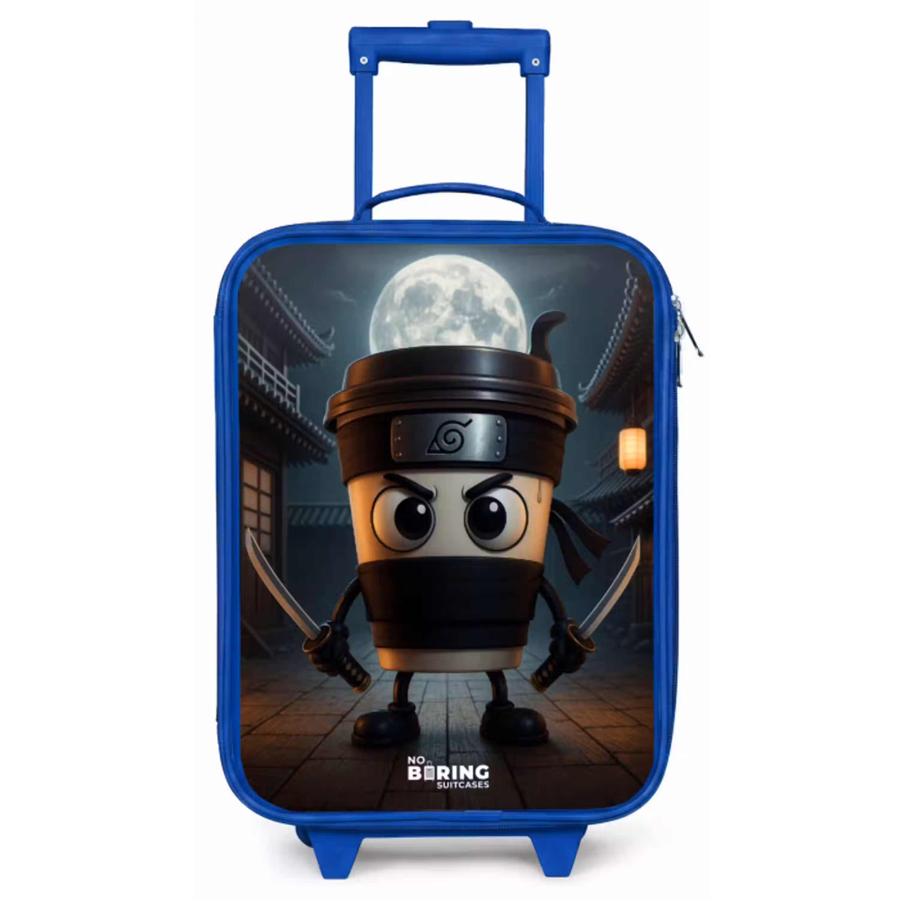 Capuchino Assassino Kinderkoffer - Blauw klein -zz3dotto