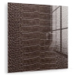 Leer - Krokodil - Mat plexiglas 5mm klein -zzzproduct_nieuw
