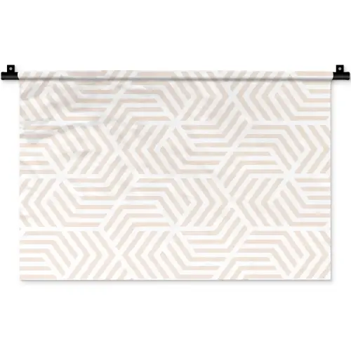 Patroon - Geometrie - Design - Pastel Wandkleed katoen klein 269 -zz3d