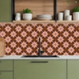 Klassiek - Retro - Bruin keuken achterwand 2 middel 871 -sfeer3