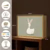 Eend - Konijnoren - Grijs Light Box met batterij (Wandlamp) middel -USP_websiteoverzichtNL