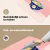 Noodles - Kom - Blauw - Illustratie Inductie beschemer met haakjes klein -ky-schoon-nl