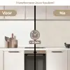Zandkleurig - Modern - Egaal keuken achterwand 2 middel 871 -voor-na2_NL