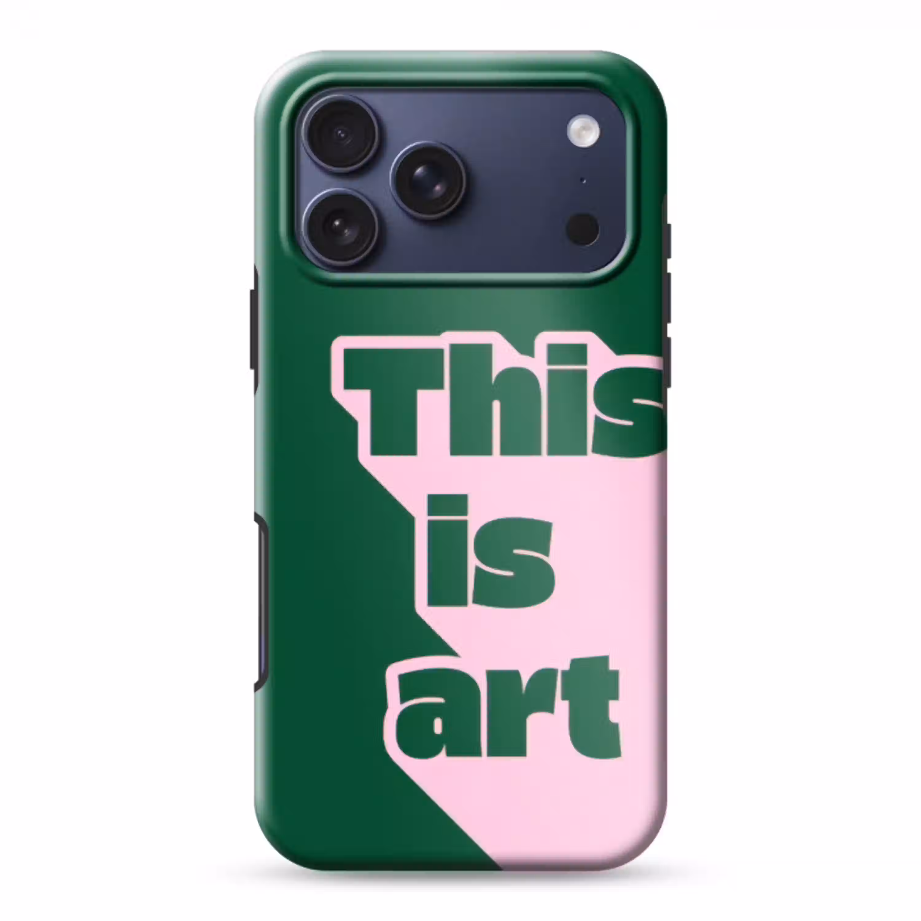This is art - Schaduw - Roze Toughcase MagSafe Apple iPhone 17 Pro Max klein -3d