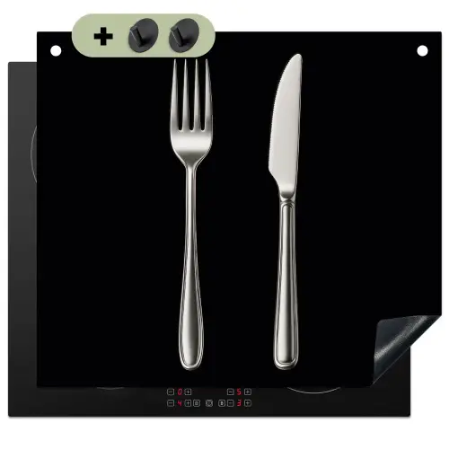 Bestek - Klassiek - Elegant Inductie beschemer met haakjes middel -3d