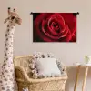 Rood - Roos - Romantisch Wandkleed katoen klein -wsfeer5_kind