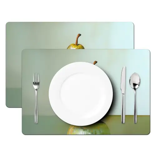 Fruit - Disco - Art - Glitter Placemat vinyl groot -zzsfeer2_Kitchenyeah-website