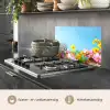 Bloemen - Kleurrijk - Blauw - Natuur keuken achterwand spatscherm klein -usp_NL