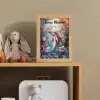 Dolfijn - Vissen - Onderwaterwereld - Bloemen Light Box met kabel (Kinderlampje) klein -sfeer2_kind