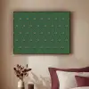 Donkergroen - Modern - Patroon - Goud Textielframe zwart klein 947 -sfeer1