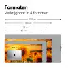 zonnebloem-bloemen-geel-bloemenveld-met-zonnebloemen Muismat XXL klein -sfeer5