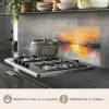Modern - Abstract - Goud - Roze keuken achterwand spatscherm klein -usp_FR