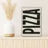 Pizza - Decoratie - Japandi - Vintage canvas 2cm klein -sfeer5