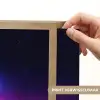 Skyline - Zon - Neon - Rasterpatroon Light Box met batterij (Wandlamp) middel -USP_websiteprintNL