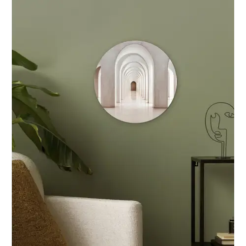 Hal - Bogen - Symmetrisch - Modern Wandcirkel plexiglas klein -sfeer3