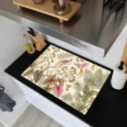 Vogels - Tropisch - Botanisch - Roze Inductie beschemer met haakjes klein -sfeer1