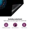 Vlinder - Blauw - Contrast Inductie beschermer vinyl 3mm klein -zzzzzzz-cc-onderkant