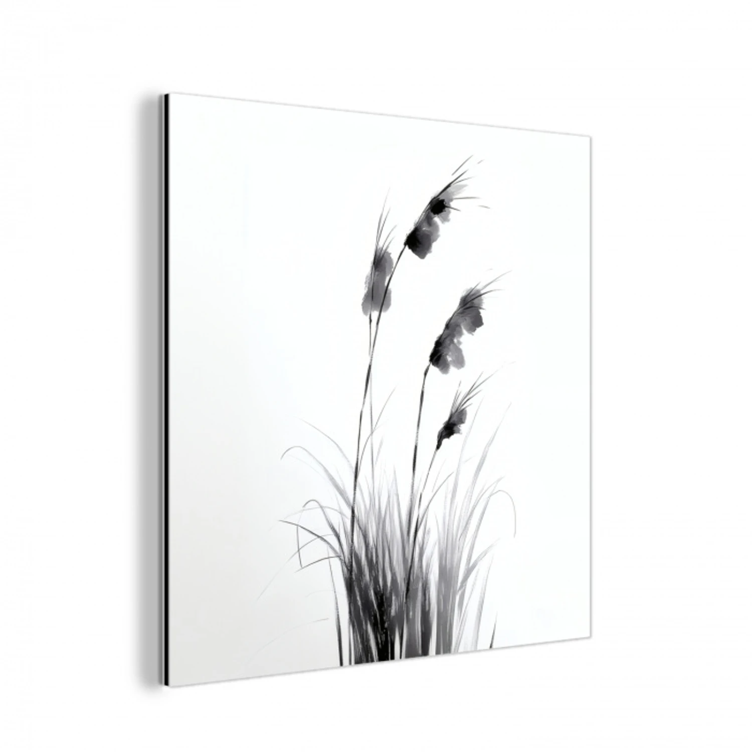 Minimalistisch - Stelen - Wit aluminium wit klein -3d