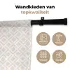 Patronen - Abstract - Beige - Geometrie Wandkleed katoen klein 269 -sfeer2