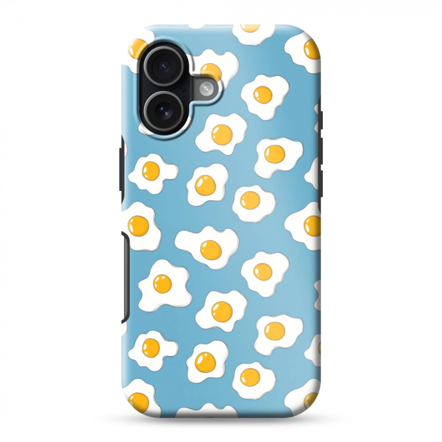 Eieren - Dooiers - Blauw Toughcase MagSafe Apple iPhone 17 klein 1017 -3d
