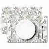 Bohemian - Bladeren - Bloemen - Tropisch Placemat vinyl groot -zzsfeer2_Kitchenyeah-website