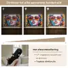 Vrouw - Bril - Kleuren - Graffiti Light Box met batterij (Wandlamp) middel -USP_dimbaarNL
