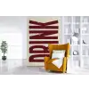 Rood - Vintage - Decoratie - Japandi fotobehang vinyl groot -stoel