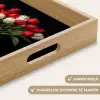 Rode - Bloemen - Tulpen - Vaas Dienblad Rechthoek middel -USP_HandgreepNL