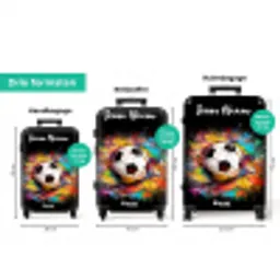 Verfklodder Voetbal NBS - Handbagage koffer - Kinderen Unisex middel zzzzzzVergelijking_3NL