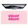 Bisou - Roze - Dikke letters Muismat XXL klein -zzz3d