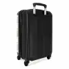 Golven in crème tinten NBS - Handbagage koffer - Unisex middel -achterkant