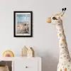 Raam - Zee - Kust - Natuur - Doorkijk - Strand - Waddenzee fotolijst zwart zonder passe partout klein -usfeer4_kinderkamer